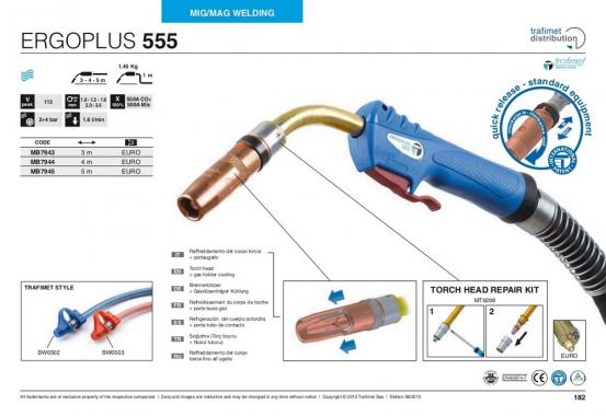 Trafimet Mig ERGOPLUS 555 (550 А вод. охл.) 3м